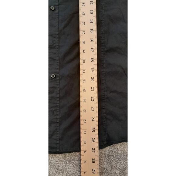 HUGO Hugo Boss Mens Small Black Slim Line Long Sleeve Dress Shirt - Picture 7 of 13